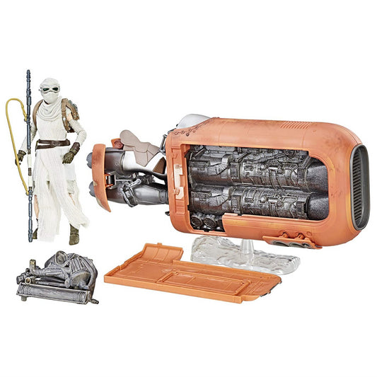 STAR WARS The Black Series Rey’s Speeder Jakku Figure - Maqio