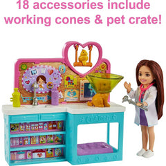 Barbie Chelsea Doll Pet Vet Playset with Doll