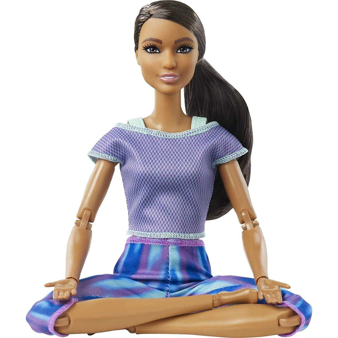 Barbie Dark Brown Hair Made To Move Yoga Doll 22 Flexible Joints – Maqio