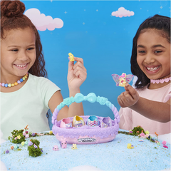 Hatchimals CollEGGtibles Family Spring Basket Pink & Blue