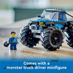 LEGO City 60402 Blue Monster Truck Toy Vehicle Set
