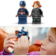 LEGO 76260 Marvel Avengers Black Widow & Captain Americas Motorcycles