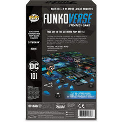Funko Funkoverse Extension DC Comics Super Heroes Board Game and 2 Characters