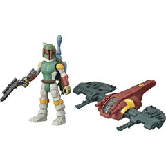 Star Wars Mission Fleet Gear Boba Fett 2.5-Inch-Scale Figure and Vehicle