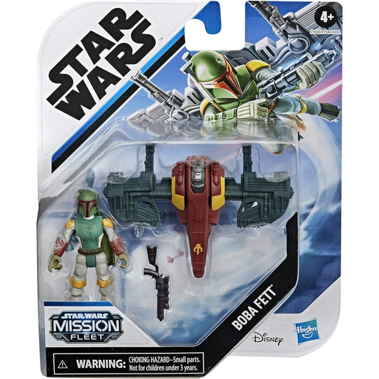 Star Wars Mission Fleet Gear Boba Fett 2.5-Inch-Scale Figure and Vehicle