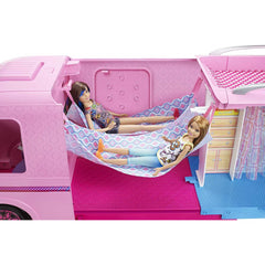 Barbie Dream Camper Playset Transforming Van & Fold Out Campsite & Pool