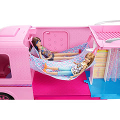 Barbie Dream Camper Playset Transforming Van & Fold Out Campsite & Pool