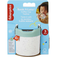 Fisher-Price Rattle A-Latte Coffee Cup Teether Toy