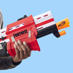 Nerf Fortnite Pump Action Mega Blasting Pup Action Dart Blaster & 8 Darts