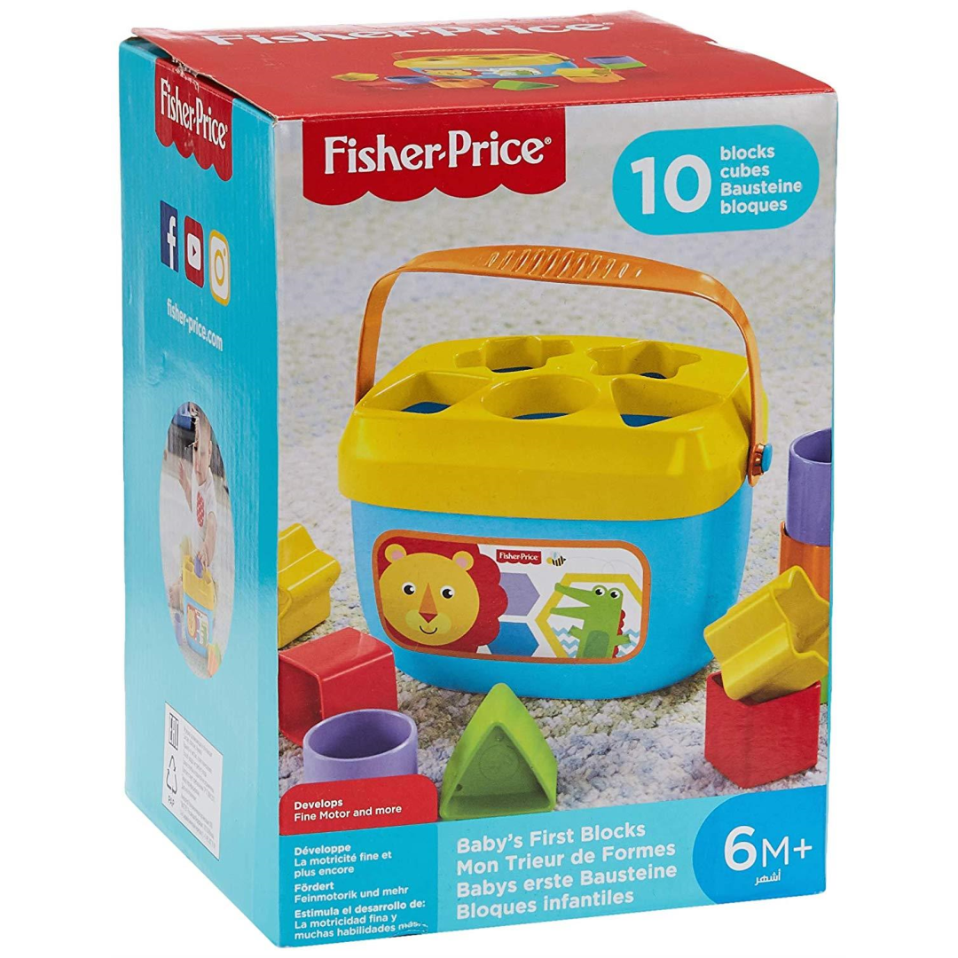 Fisher-Price Baby's First Blocks Shape Sorter Toy - 6 Months and Up - Maqio