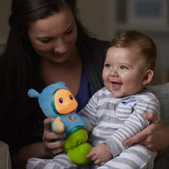 Lullaby Playskool Gloworm Blue Baby Toy
