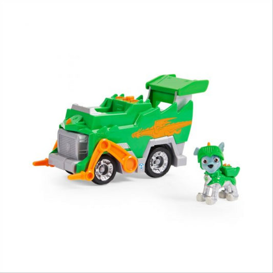 Paw Patrol Rescue Knights Deluxe Vehicle & Action Figure - Rocky