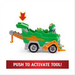 Paw Patrol Rescue Knights Deluxe Vehicle & Action Figure - Rocky