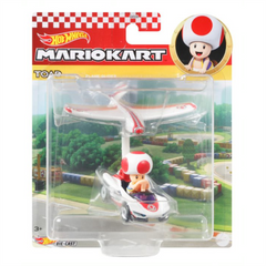 Hot Wheels Mario kart Glider Toad Vehicle