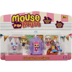 Mouse in The House Millie & Friends 5 Pack Collectable Toys Figures