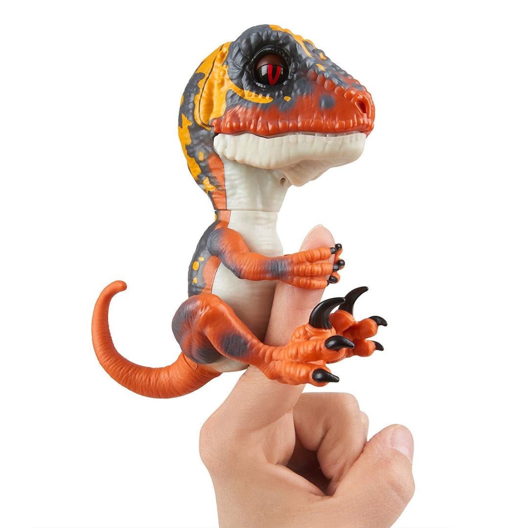 Fingerlings Untamed Raptor Orange Blaze Collectible Electronic Pet Toy - Maqio