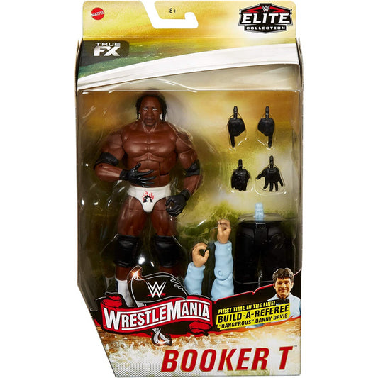 WWE Elite Collection Wrestlemania Booker T Action Figure and Accessories