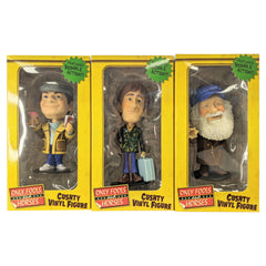 Only Fools and Horses Bobble Head Vinyl 6 Inch Figures Set of 3 - Del Boy, Rodney and Uncle Albert