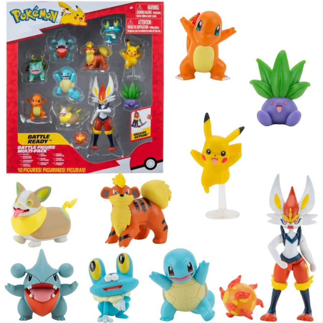 Pokemon Figurines de combat pack de 6