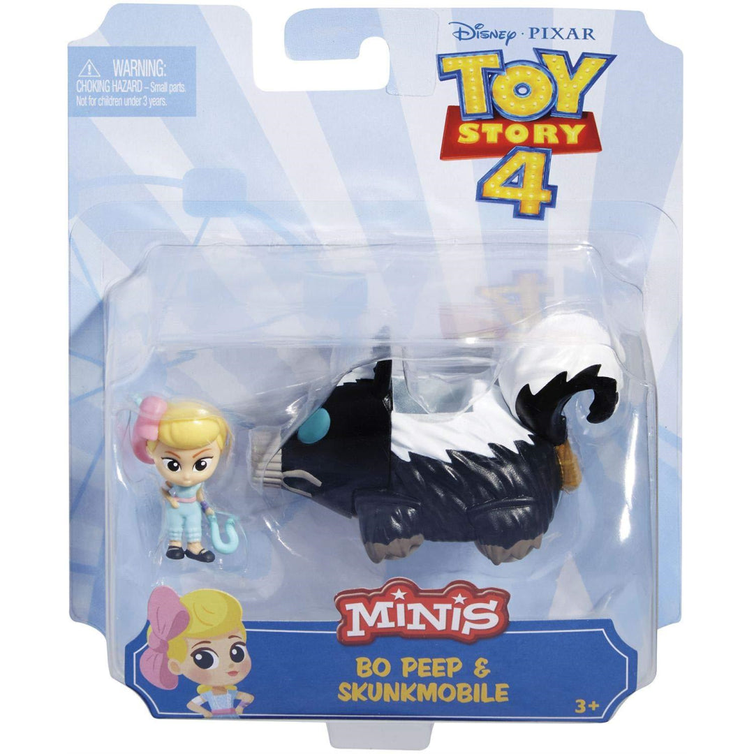 Disney Pixar Toy Story 4 Bo Peep Mini Figure and Skunkmobile Vehicle GCY62 - Maqio