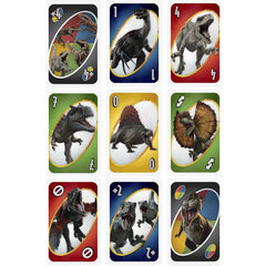 UNO Jurassic World Dominion Card Game 2-4 Players