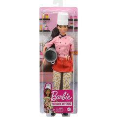 Barbie Pasta Chef Doll with uniform Pot and Cooking Accessories