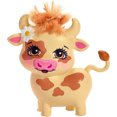 Enchantimals Cailey Cow Doll 6-Inch and Curdle Animal Friend Figure