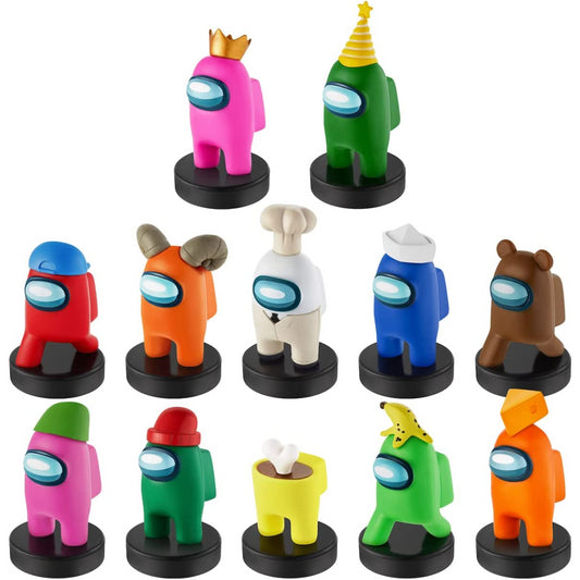 Among Us Pack of 4 Crewmate Figures Stampers Series 2