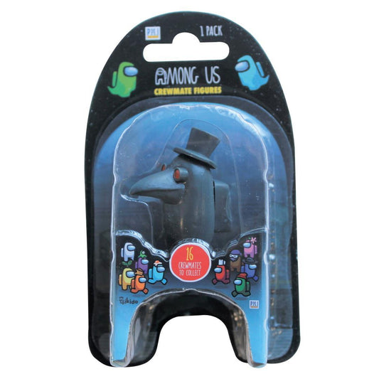 Official & Fully Licensed Among Us Crewmate Single Figure Black - Maqio