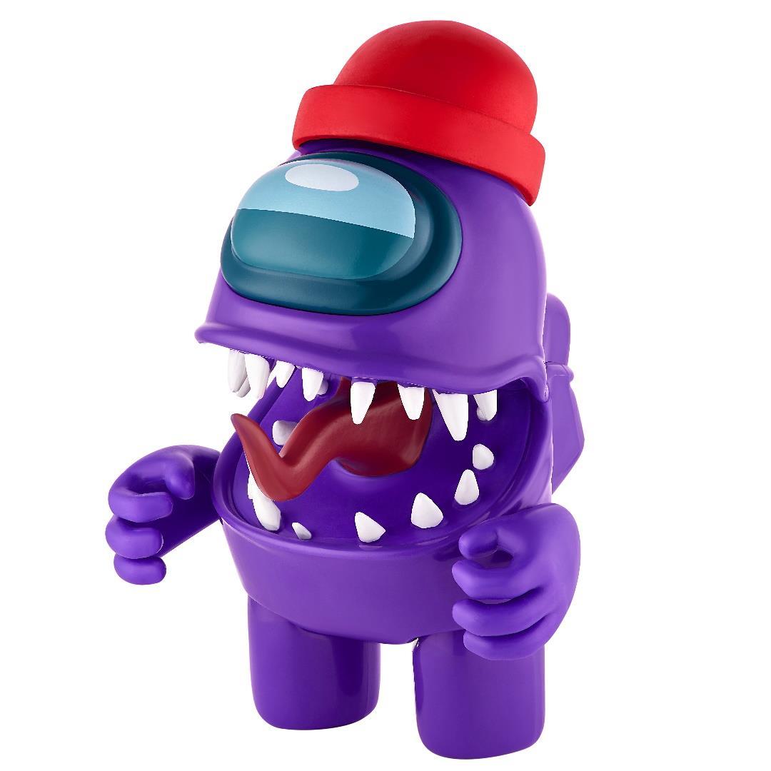 Official & Fully Licensed Among Us Purple Action Figure 11.5cm Window Box - Maqio