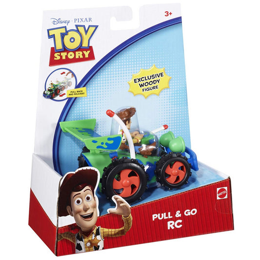 Disney Pixar V0862 Toy Story Pull & Go RC Vehicle with Woody - Maqio