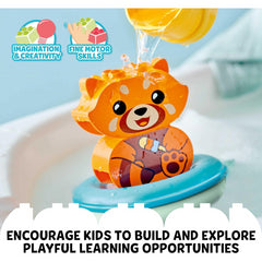 LEGO 10964 DUPLO Bath Time Fun Floating Red Panda Bath Toy