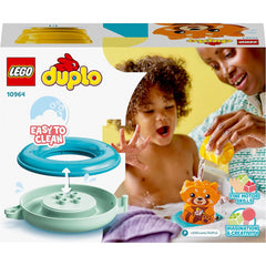 LEGO 10964 DUPLO Bath Time Fun Floating Red Panda Bath Toy
