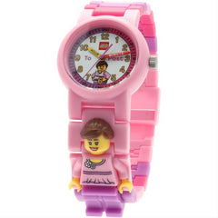 LEGO Time Teacher Pink Kids Minifigure Link Buildable Constructible Clock