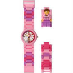 LEGO Time Teacher Pink Kids Minifigure Link Buildable Constructible Clock