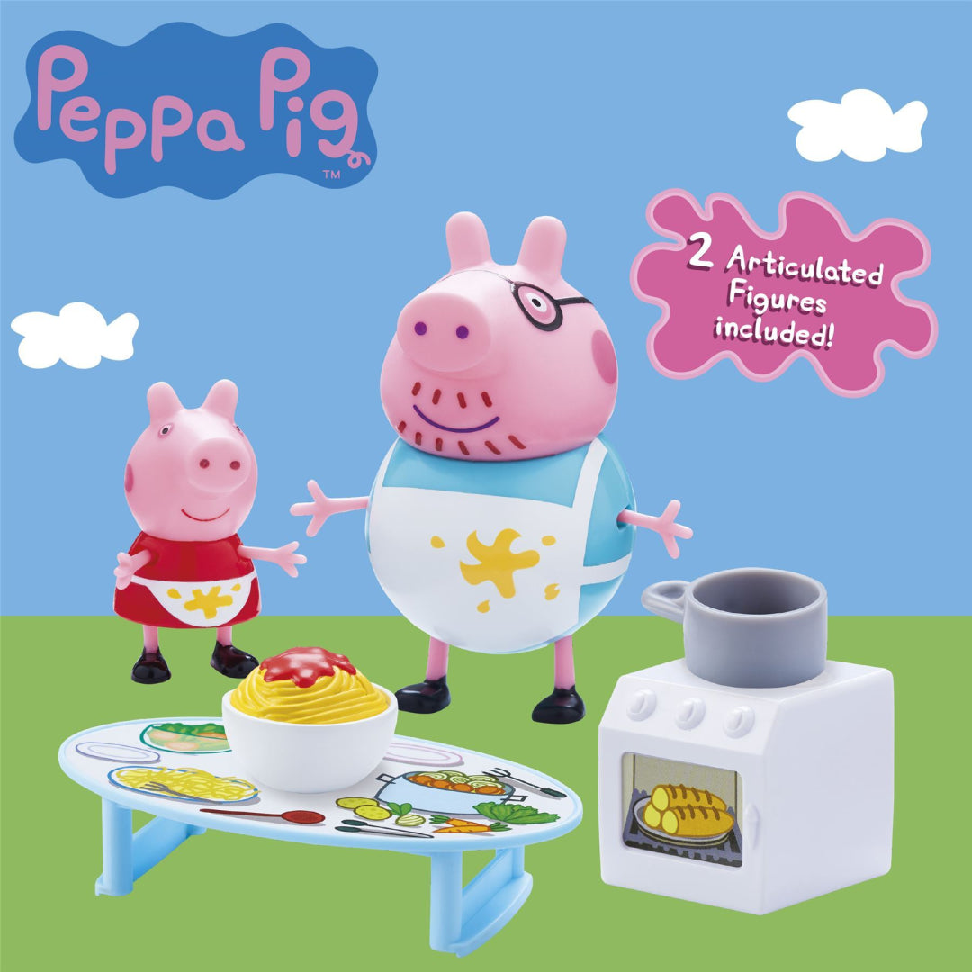 Peppa Pig 06951 Peppa's Messy Kitchen Playset - Maqio