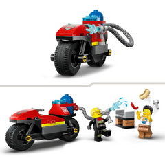 LEGO City 60410 Fire Rescue Motorcycle Motorbike Toy Playset