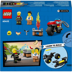 LEGO City 60410 Fire Rescue Motorcycle Motorbike Toy Playset
