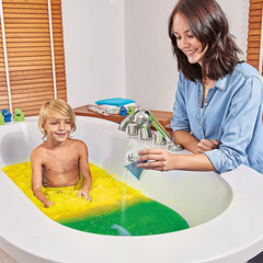 Gelli Baff Colour Change 1 Use Goo Bath - 300G Yellow to Green Bath