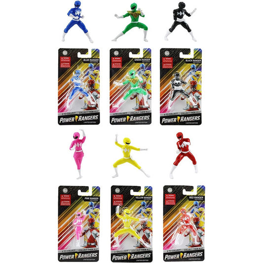 Limited Edition Power Rangers 2.5" Mini Figures Set of 6