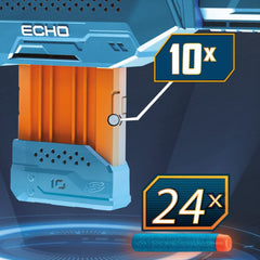 Nerf Elite 2.0 Echo CS-10 Blaster 4-In-1 24 Official Nerf 10 Darts Clip