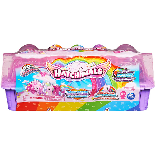 Hatchimals ColleGGtibles Unicorn Family Carton Playset