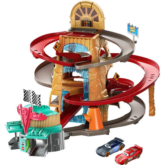Cars Disney Pixar Radiator Springs Mountain Race Playset with 2 Vehicles