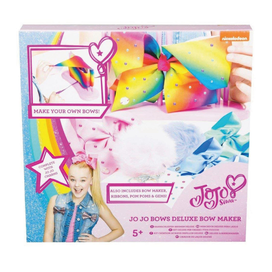 Official Jojo Siwa Deluxe Bows and Pom Pom Keyring Maker - Brand New - Maqio
