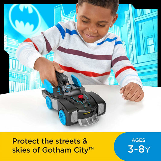Fisher-Price Imaginext DC Super Friends Bat-Tech Batmobile Push Along Vehicle