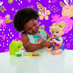 Baby Alive Snackin’ Shapes Baby Doll That Eats & Poops with Accessories