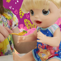 Baby Alive Snackin’ Shapes Baby Doll That Eats & Poops with Accessories