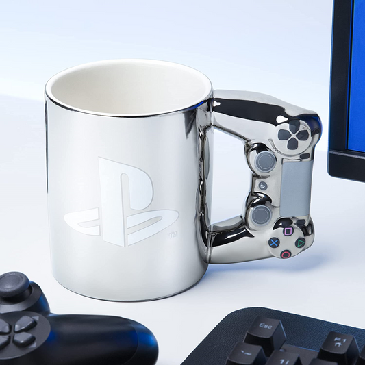 Playstation Silver Controller Mug 4th Gen
