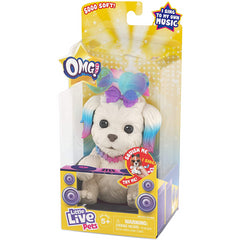 Little Live Pets OMG Pets Soft Squishy Cuddly Toy - Rainbow Puppy