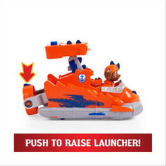 Paw Patrol Rescue Knights Deluxe Vehicle & Action Figure - Zuma